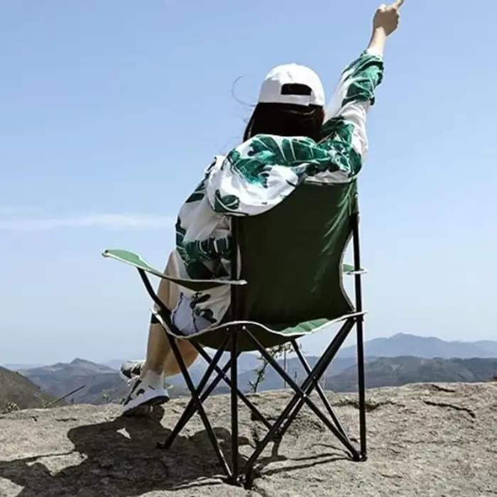 Chaise de camping pliante portable avec sac de transport pour adultes