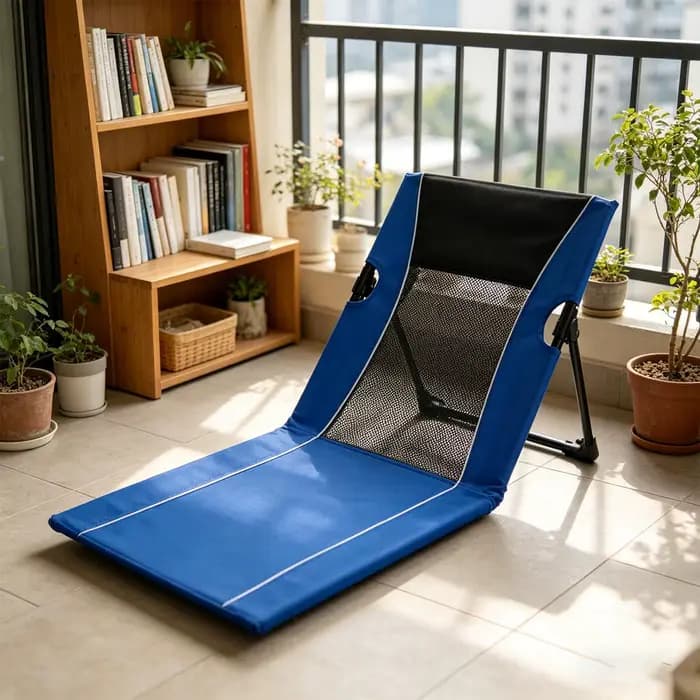 Chaise longue de plage pliable avec sac de transport pour piscine, idéale pour bronzer, voyager, camper et pique-niquer