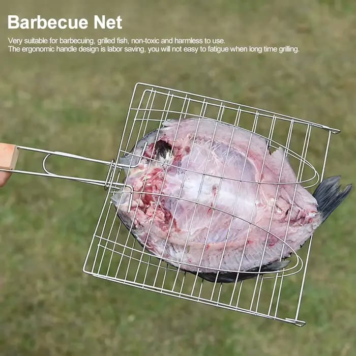 Mir de grillade de viande de poisson en maille