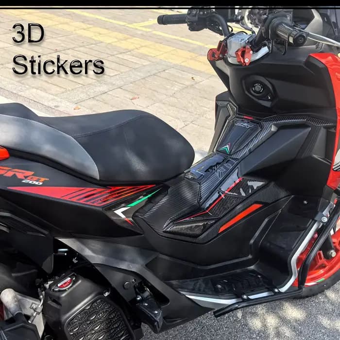 Accessoires Moto 2025 pour Aprilia SR GT 125 200 Sport Replica : Protection de Réservoir, Bouchon, Poignées, Autocollants de Protection pour Genoux et Carburant