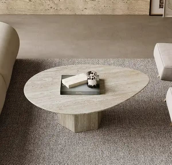 Table basse irrégulière moderne