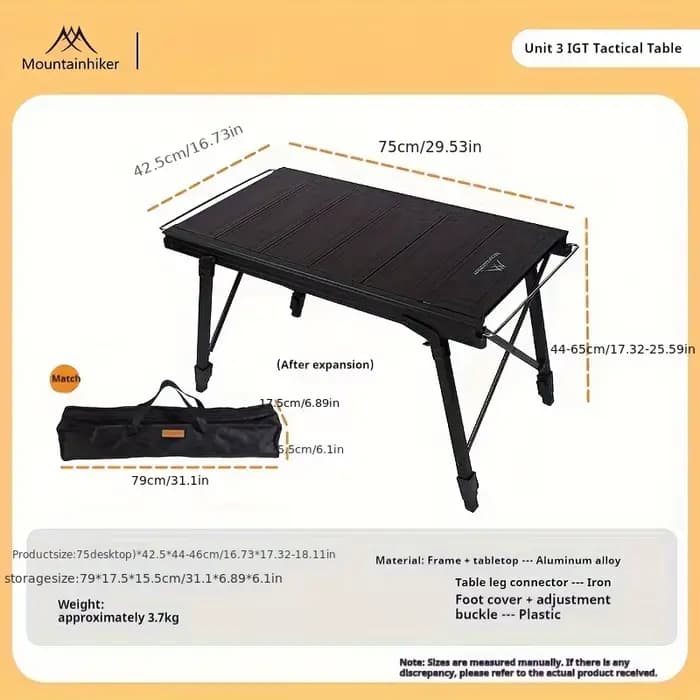 Table de camping pliable Mountainhiker IGT