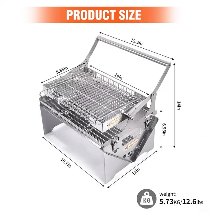 Flip Grill 360 ° Barbecue rotatif