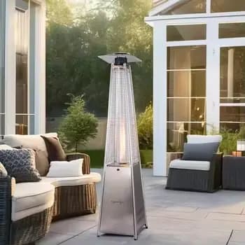 Chauffage au gaz extérieur Portable piscine extérieure en acier inoxydable