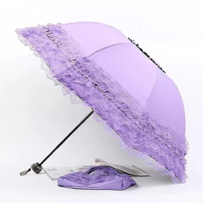 Parasol vintage Lolita en dentelle