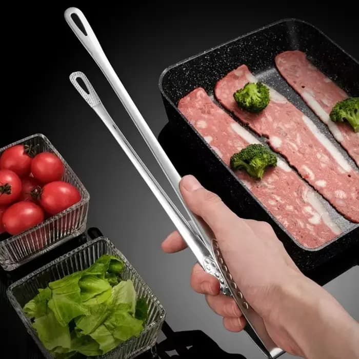 Pince de cuisine pour barbecue 24/28 cm en acier inoxydable