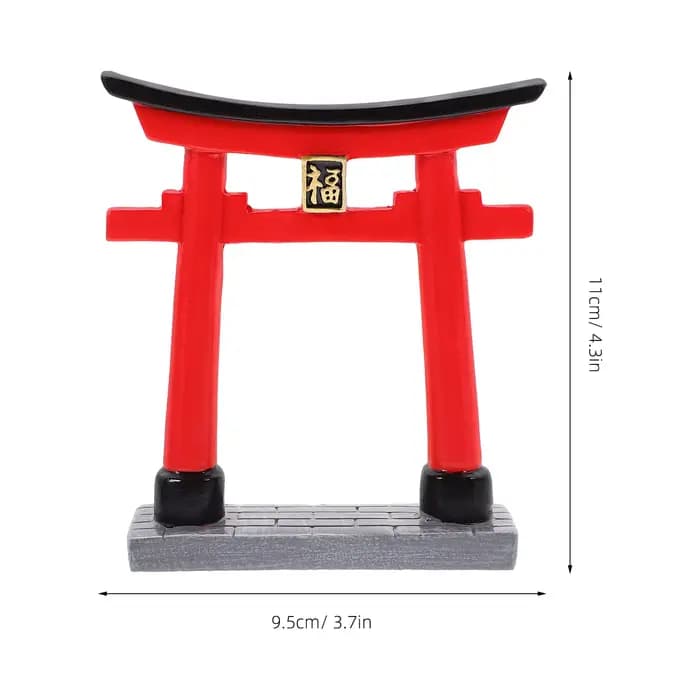 Ornement de simulation Torii pour aquarium, décoration DIY pour aquarium, décoration de paysage de jardin, petite décoration extérieure pour aquarium