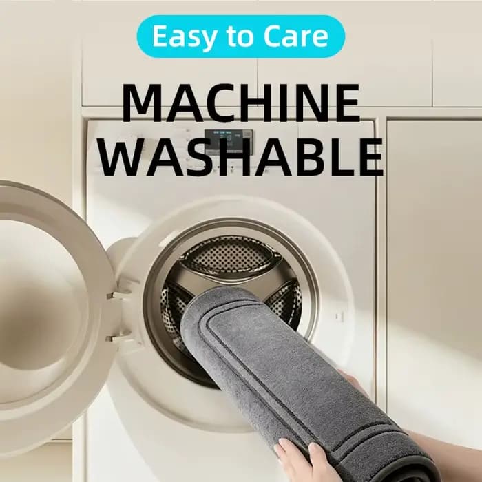 Tapis de salle de bain gris, super doux, séchage rapide et haute absorption d'eau, tapis antidérapant pour la douche, tapis décoratif pour la salle de bain à domicile