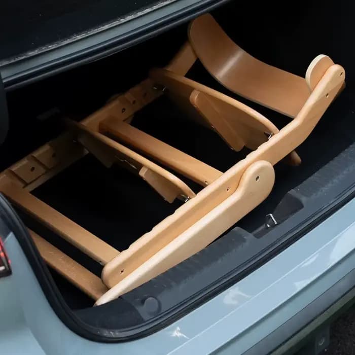 Chaises pliantes en bois en liquidation