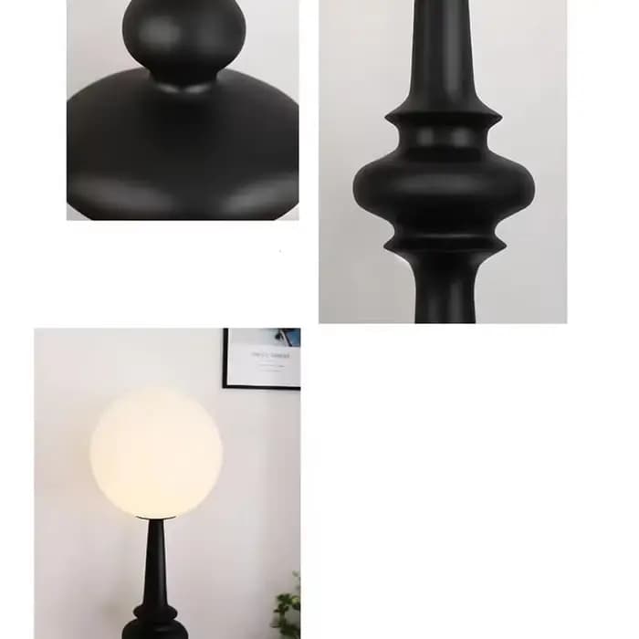Lampadaire antique minimaliste à colonne italo, salon, chambre à coucher, escales de designer, décoration esthétique de la pièce