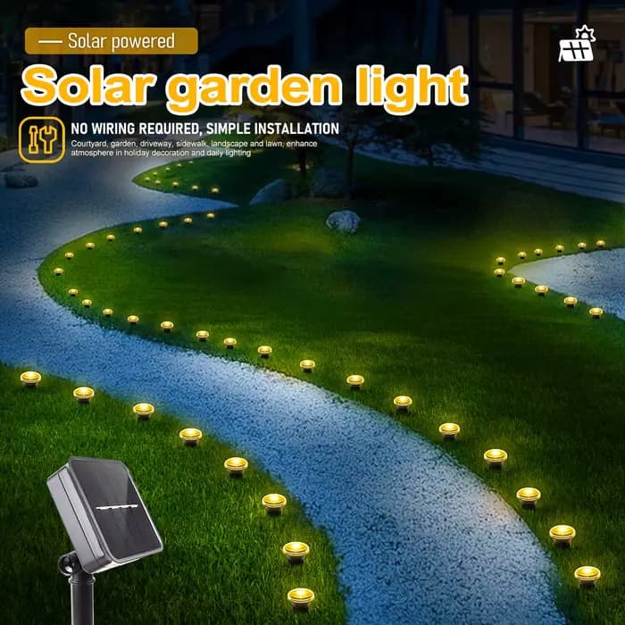 Lumière solaire LED pour allée de jardin