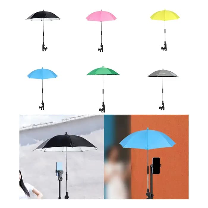 Parasols de chaise de sport avec clip anti-soleil 360 ° Parasol réglable pour poussette de bébé