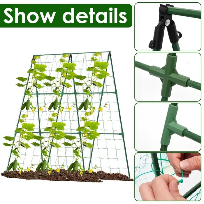 Treillis de concombre, cadre A pour légumes de jardin