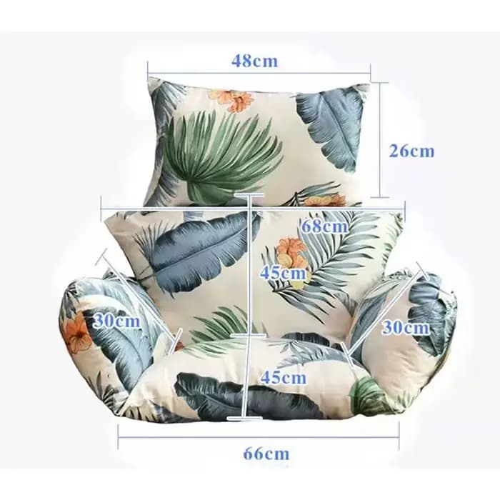 Offre spéciale! Face Swing-Juste de coussin de chaise en forme d'œuf pour la maison
