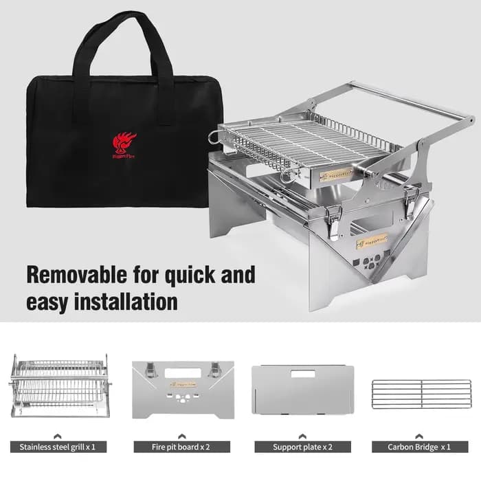Flip Grill 360 ° Barbecue rotatif