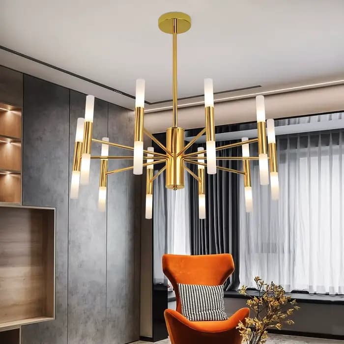 Plafonnier LED localité au Design Moderne, Luminaire Décoratif de Plafond, Idéal pour un Hôtel, un Salon ou un Hall d'Nik