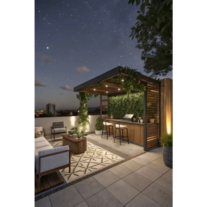 Cuisine extérieure avec armoire BBQ en acier inoxydable de qualité supérieure