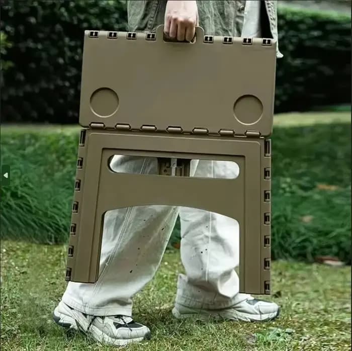 Table de Camping pliante et Portable en plastique étendue pour l'extérieur