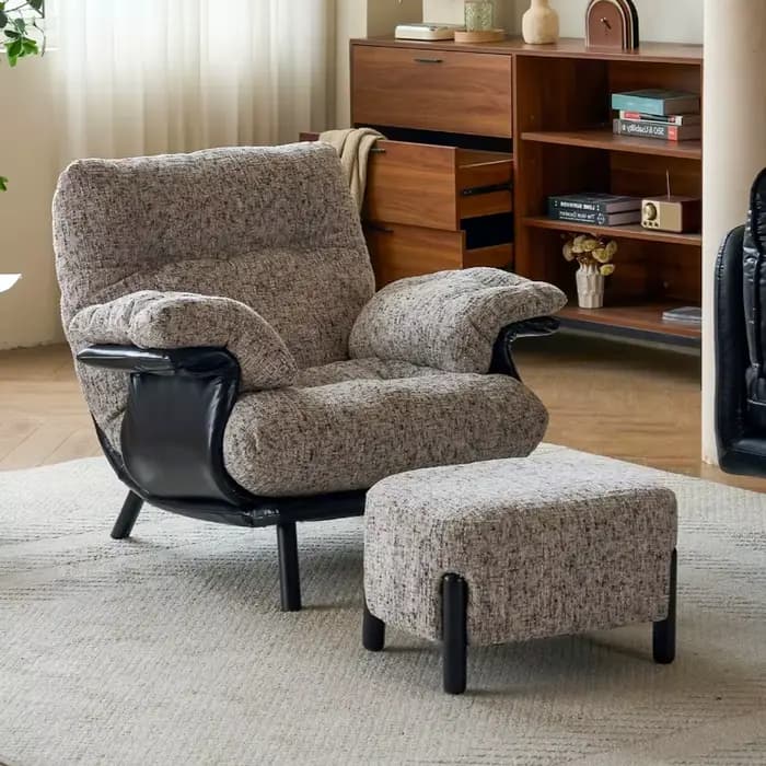 Fauteuils moelleux pour salon, fauteuils de salle à manger, fauteuils de jeu, fauteuils de coiffeuse, Sillones, Meubles nordiques en liquidation
