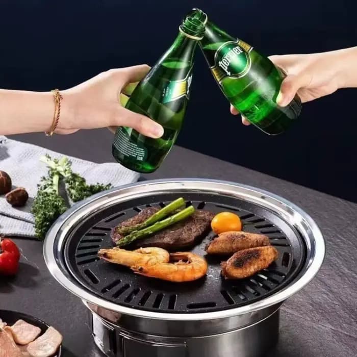 Gril de Barbecue à charbon de bois multifonctionnel