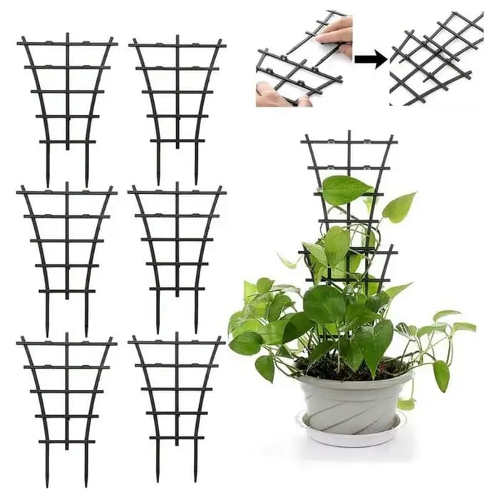 Petit treillis pour plantes en pot