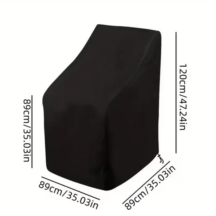 Housse de protection pour chaise de jardin d'extérieur