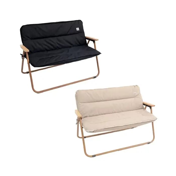 Tapis de siège de Camping de jardin pliant extérieur 103x76.5cm avec sangle de fixation coussin de chaise couette