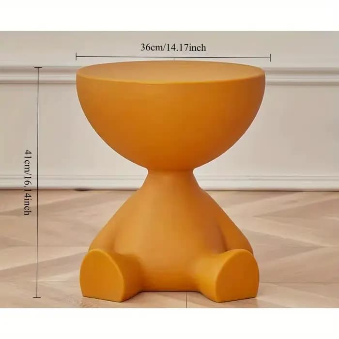 Table d'appoint de canapé créative, table basse amovible, style crème, simple, pour salon, table ronde, petite table d'appoint