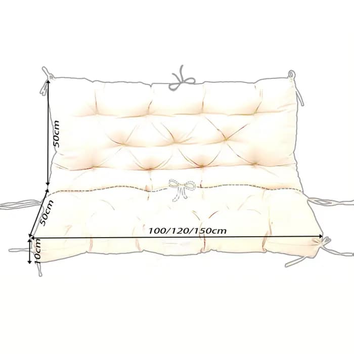 Coussins de banc d'extérieur