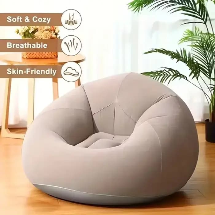 Chaise longue gonflable d'extérieur en polypropylène durable