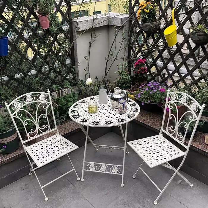 Chaises de jardin pliantes d'extérieur
