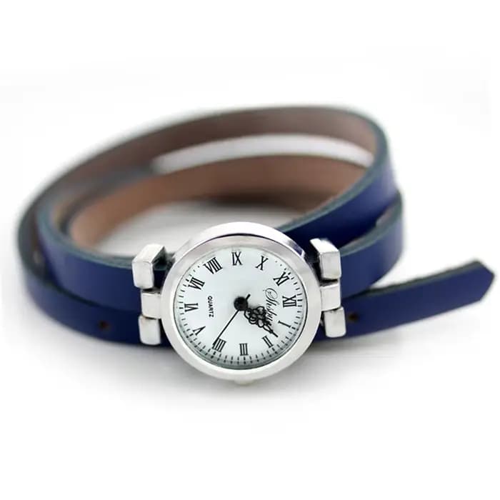 Shsby nouvelle mode vente chaude femmes longue en cuir femme montre ROMA Vintage montre femmes robe montres