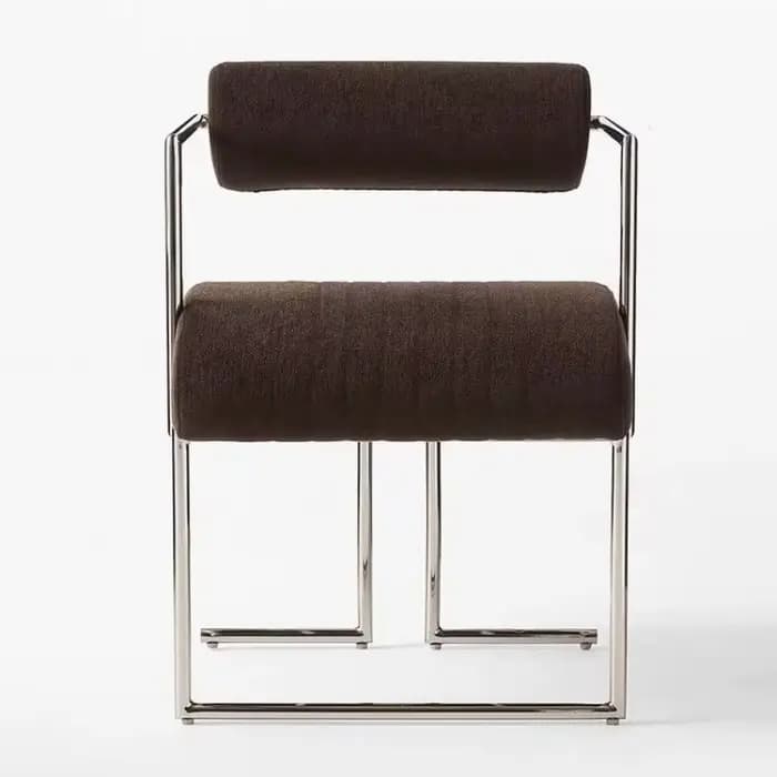 Chaise en acier inoxydable au Design moderne et Simple