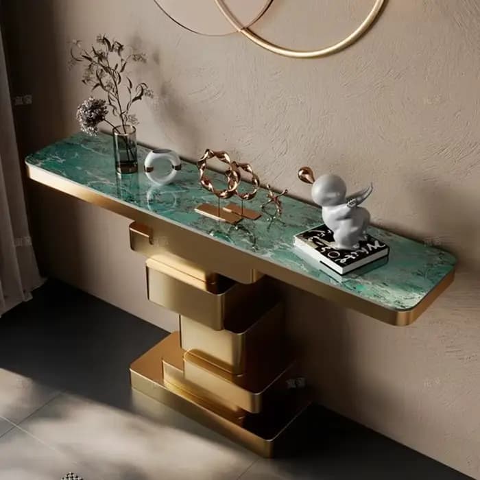 Table de salon en métal tendance