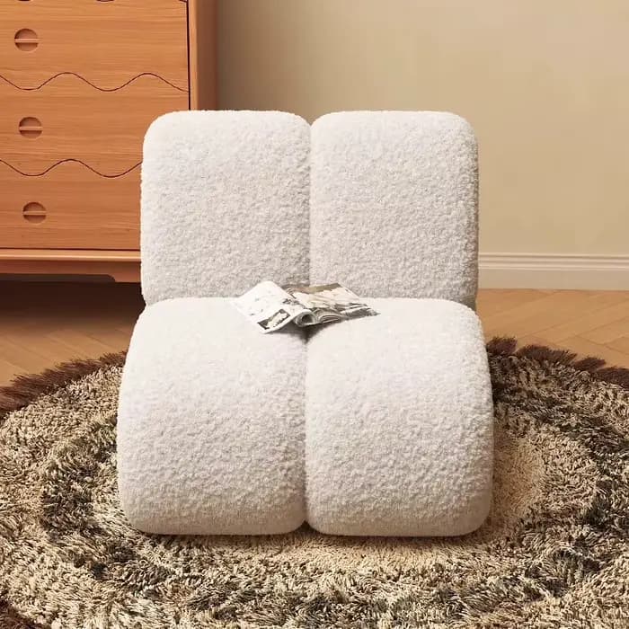 Fauteuil lounge Wabi Sabi de luxe