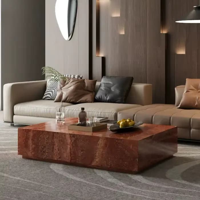 Table basse en marbre de luxe