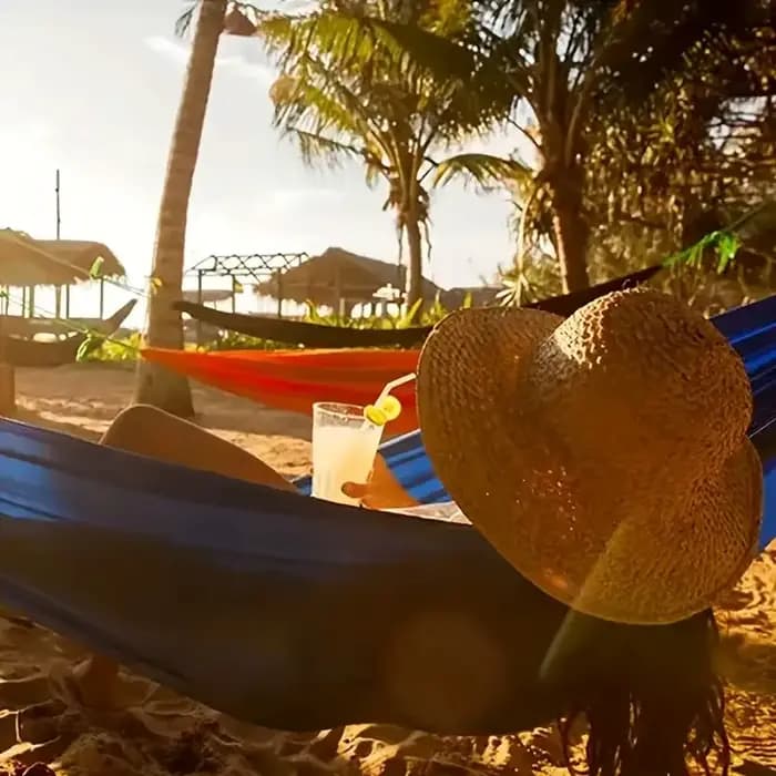 Hamac quatre saisons confortable et respirant avec sac à dos
