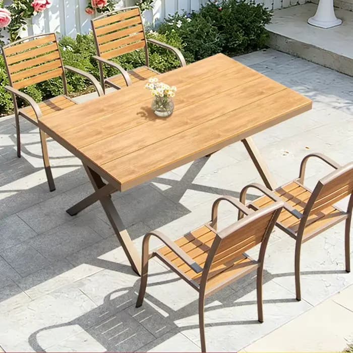 Ensembles de meubles de jardin modernes en bois