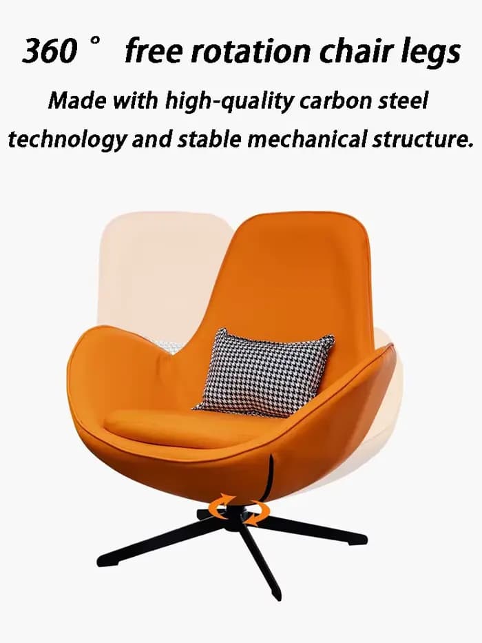 Chaise de canapé nordique à dossier unique pour salon