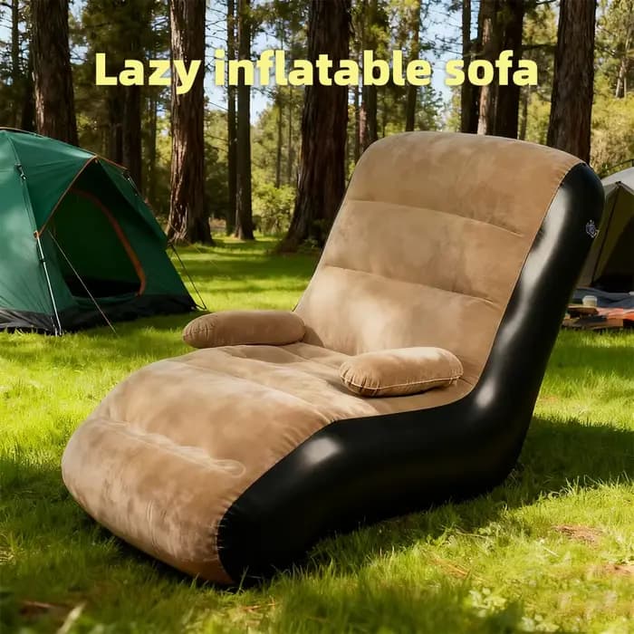 Fauteuil gonflable portable avec accoudoirs