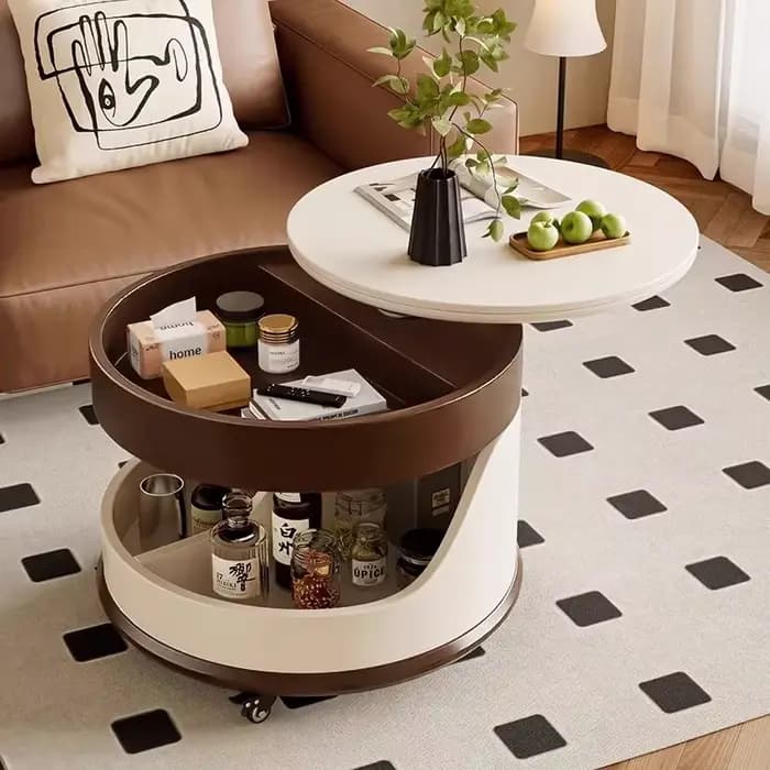 Table basse De rangement évolutive, style nordique De luxe, tendance, Table d'appoint De beauté, qualité délicate, meubles De salon