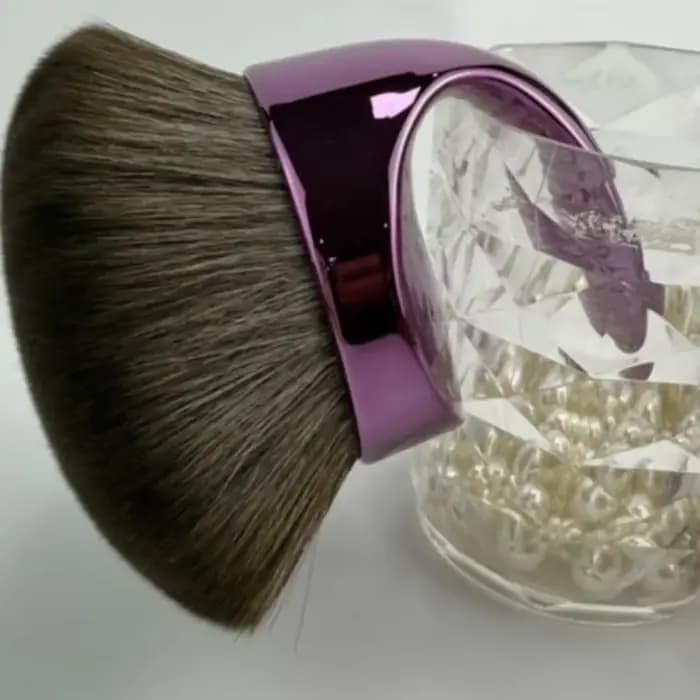 Brosse Kabuki pour mélange de beauté et flou, poils végétaliens Extra Large, brosse autobronzante, applicateur de mélange professionnel, fond de teint