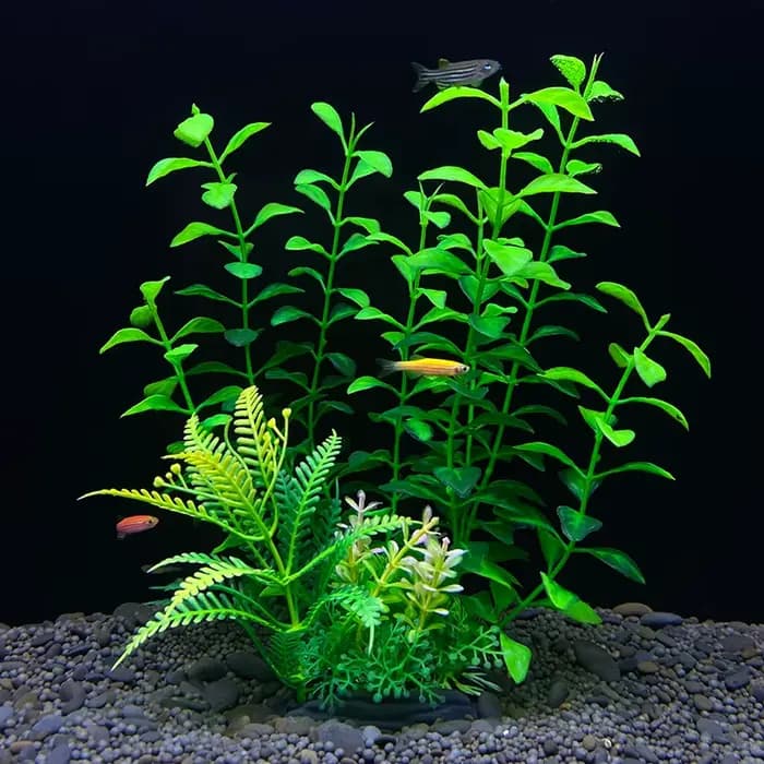 Plantes artificielles de décoration d'aquarium plantes aquatiques en plastique plantes sous-marines accessoires d'aquarium décoration Piante Acquario