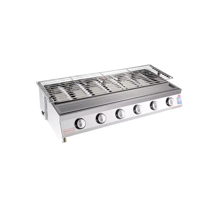 Grill de Barbecue à gaz Portable à 6 brûleurs