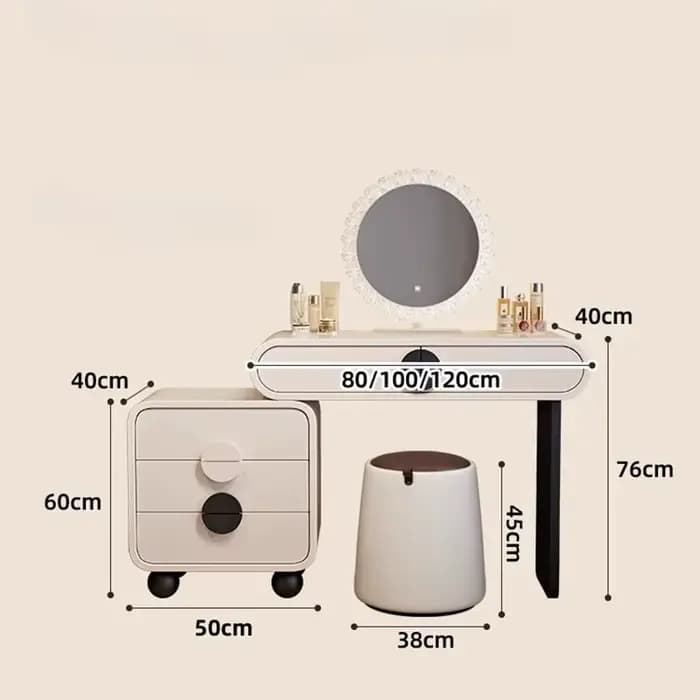 Porte-ornements coiffeuse bureau miroir coiffeur chaise coiffeuse maquillage Simple Tocadores Para Maquillaje meubles