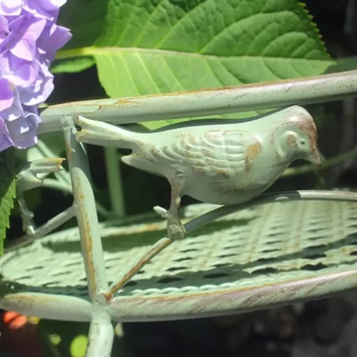 Support de jardin européen en fer forgé pour fleurs