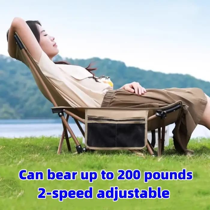 DIVEDEER Chaise de camping pliante d'extérieur