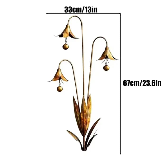 Piquets de jardin décoratifs en forme de cloche