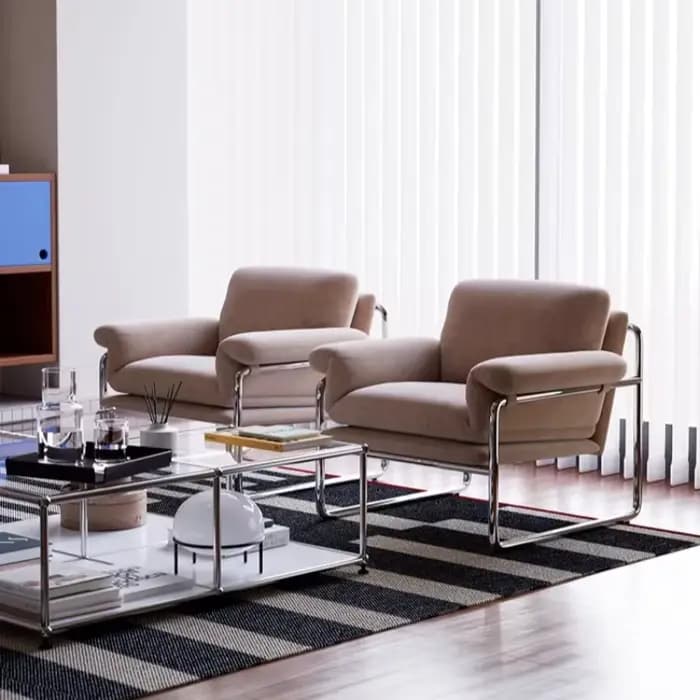 Fauteuil de salon design style Bauhaus