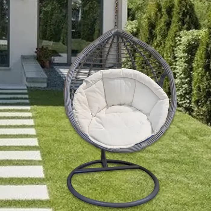 Coussin de chaise suspendue en osier